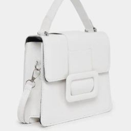 Styli White Solid Handbag-picture-5