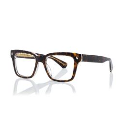 Shisen Fox Light Brown Square Unisex Eye Frame-image-33