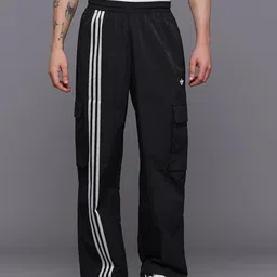ADIDAS Originals Men Side-Striped Cargo Style Track Pants-picture-5