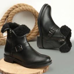 Carlton London Women's Black Casual Booties-image-97