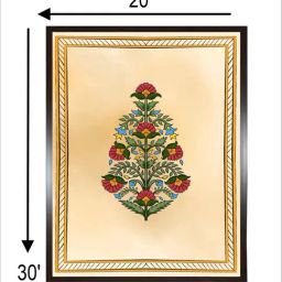 Indian Classic Art Multicolor Canvas Abstract Wall Art image 5