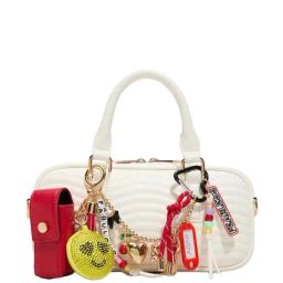ALDO White Textured Small Sling Handbag-46