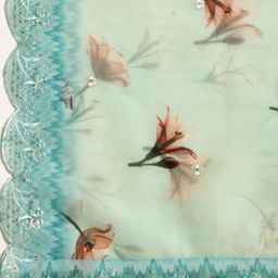 Kaizen TEXO FAB Printed Organza Dupatta image 2