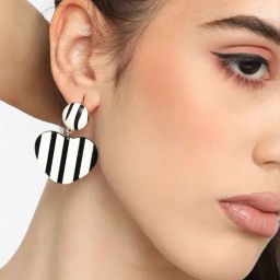 Sohi Gold Plated Casual Designer Drop Earrings image 3