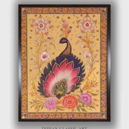 Indian Classic Art Multicolor Canvas Abstract Wall Art-image-47