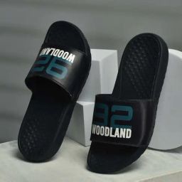 Woodland Men's Navy Slides-47