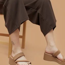 Code by Lifestyle Women Beige Toe-ring Sandals-80