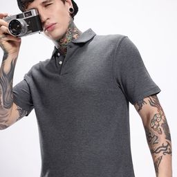 Kook N Keech Solid Polo Collar T-shirt-image-44