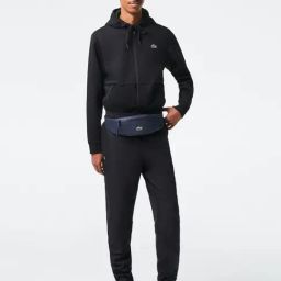 Lacoste Core Navy PVC Solid Waist Pouch-image-22
