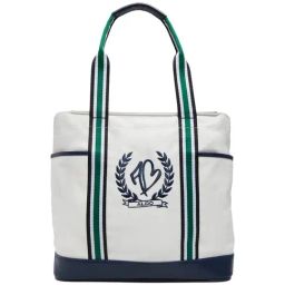 ALDO White Embroidered Large Tote Handbag-34