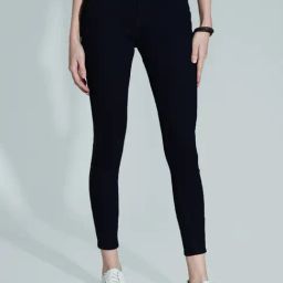 High Star Dark Blue Slim Fit High Rise Jeans-image-15