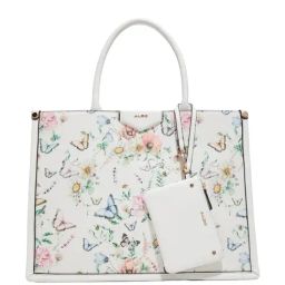 ALDO Multicolor Floral Large Tote Handbag with Pouch-38