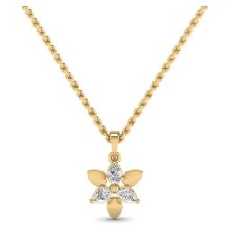 SHINE ETERNAL Lab Grown Diamond 18k (750) Yellow Gold Pendants for Women-image-43