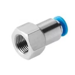 BLUEX 12.7 mm (1/2 Inch) Nickel Plated Brass PU Connector Female 8 mm-image-46
