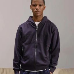 Rare Rabbit Navy Regular Fit Solid Sweatshirt-image-23