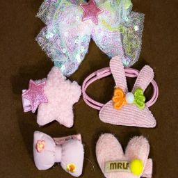 Jewelz Cute Flowers & Glitter designed Girls Hair Pins Set for Kids ¿ Pack of 5-25