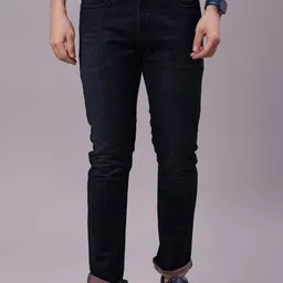 V-Mart Men Slim Fit Mid-Rise Clean Look No Fade Jeans-picture-48