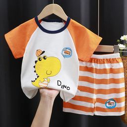 Bold N Elegant Unisex Kids Printed T-shirt with Shorts-26