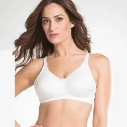 Jockey ES13 Women's Wirefree Non Padded Super Combed Cotton Elastane Full Coverage Plus Size Bra-picture-36