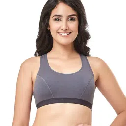 Every De by Amante Steel Grey Non Padded Non Wired Full Coverage Bra-picture-4