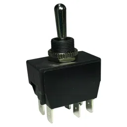 MULTICOMP PRO Toggle Switches TOGGLE SWITCH, DPST, 16A, 250VAC, PANEL, MCR13-448F1-01A-1HR-15