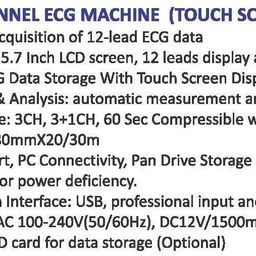rainbow medimart Carditabs 3 Channel Ecg Machine with Touch Screen image 2