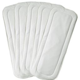 DOMENICO Wet Free Cloth Nappies Inserts Pack 5 - White-12