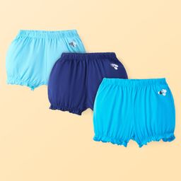 Pine Kids Cotton Lycra Knit Solid Color BloomerPack of 3 - ( Color May Vary )-image-28