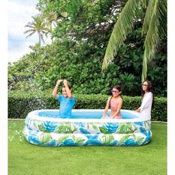 Intex 57177 Tropical Swim Center Family Inflatable Pool Intex Tropical Pool Intex Pool Intex Swimming Pool Intex Swim Center - Multicolor image 2