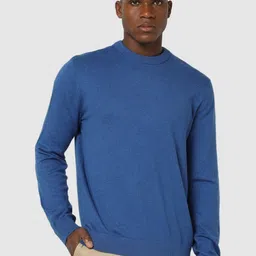 GAP Men Round Neck Pure Cotton Pullover Sweaters-picture-37