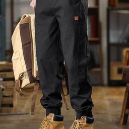 StyleCast Men Straight Fit Joggers Trousers-image-100