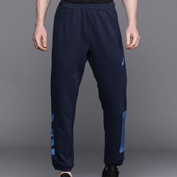 ASICS Men Striped & Brand Logo Printed Mid-Rise Training Joggers-picture-40