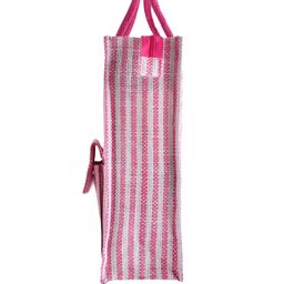 Kuber Industries 4 Pcs Printed Jute Handheld Bag image 3
