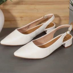 Carlton London Women's White Sling Back Sandals-picture-41
