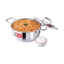 Wonderchef ?Silver Stainless Steel Casserole 3.2 L-image-89
