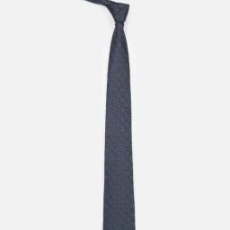 Van Heusen Navy Embroidered Tie-image-48