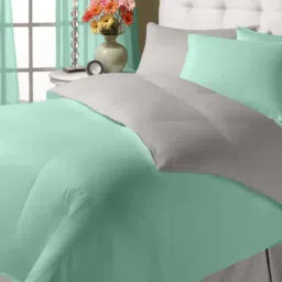 Bianca Carlson 250 TC Green & Grey Comforter - Set of 1-1