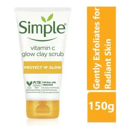 Simple Protect N Glow Vitamin C Glow Clay Scrub - 150 gm-picture-25