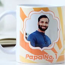 FNP Multicolor Ceramic No 1 Dad Personalised Mug (325 ml)-18