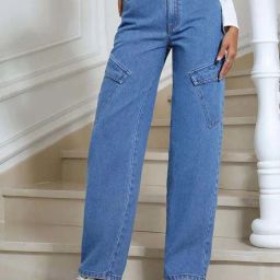 Kotty Blue High Rise Jeans-image-60