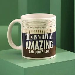 FNP Multicolor Ceramic Amazing Dad Mug (325 ml)-image-96