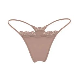 Guess Brown Eveline Self Design Light Thong Brief-picture-2