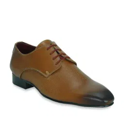 Get Glamr Men's Tan Derby Shoes-image-22