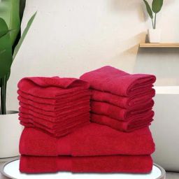 Bianca PARADISO White & Grey 100% Cotton Towel - Set of 14-image-69
