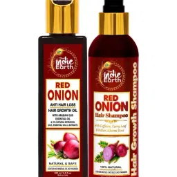The Indie Earth Red Onion Anti Hair Loss & Hair Growth Combo Pack of 2 - 400 ml-7