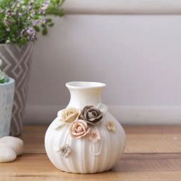 White Beautiful and Serene Vase-image-81
