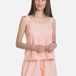 The Calm Collective Tropical Peach Laura Shorts Set-image-65