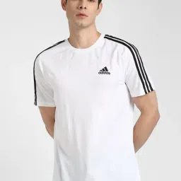 adidas White Round Neck T-Shirt-image-40