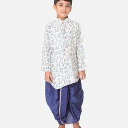 Tabard Ethnic kurta dhoti set For Kids-image-72