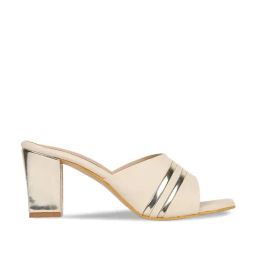 Iconics Women's Taupe Casual Sandals-picture-3